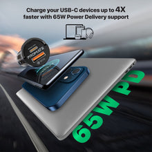 Load image into Gallery viewer, 65W Quick Charging In-Car Adapter for Tablets & phones 65W PD USB-C