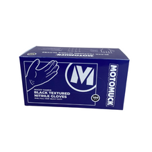Load image into Gallery viewer, Black Textured Nitrile Gloves, 8Mil Full grip Super Extra Heavy Duty + Reusable