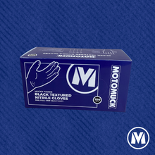 Load image into Gallery viewer, Black Textured Nitrile Gloves, 8Mil Full grip Super Extra Heavy Duty + Reusable