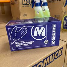 Load image into Gallery viewer, Combo 2 x  Black Textured Nitrile Gloves, 8Mil Full grip Super Extra Heavy Duty + Reusable