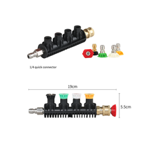Load image into Gallery viewer, Pressure Washer Spray Nozzle Tips with extension holder. Quick Connect.