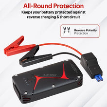 Load image into Gallery viewer, PROMATE 12V IP67 Car Jump Starter With Built-In 16000mAh Powerbank.
