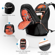 Load image into Gallery viewer, EVERKI Glide Laptop Backpack 17.3' Integrated Corner-Guard Protection,