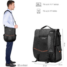 Load image into Gallery viewer, EVERKI Urbanite Messenger Bag 14.1' ,Checkpoint Friendly Design.