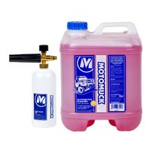 Load image into Gallery viewer, 20 Litre bottle of Automotive cleaner used for all vehicle cleaning with Snow Foam Gun for easy application