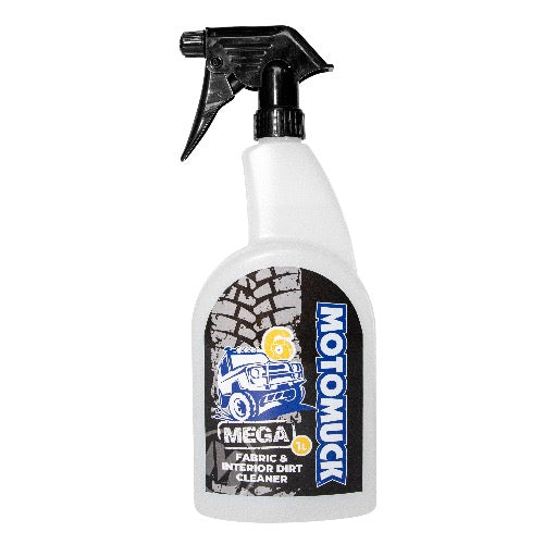 1 Litre bottle of Fabric and Interior cleaner, to remove muck and grime from fabric seats