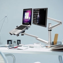 Load image into Gallery viewer, BRATECK Universal Adjustable Laptop & Monitor Holder Desk Stand.