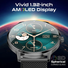 Load image into Gallery viewer, IP68 Smartwatch with 1.32&#39;&#39; Curved AMOLED Display &amp; BT Cal Fitness Tracker Pedometer
