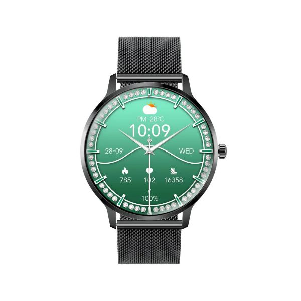 IP68 Smartwatch with 1.32'' Curved AMOLED Display & BT Cal Fitness Tra ...