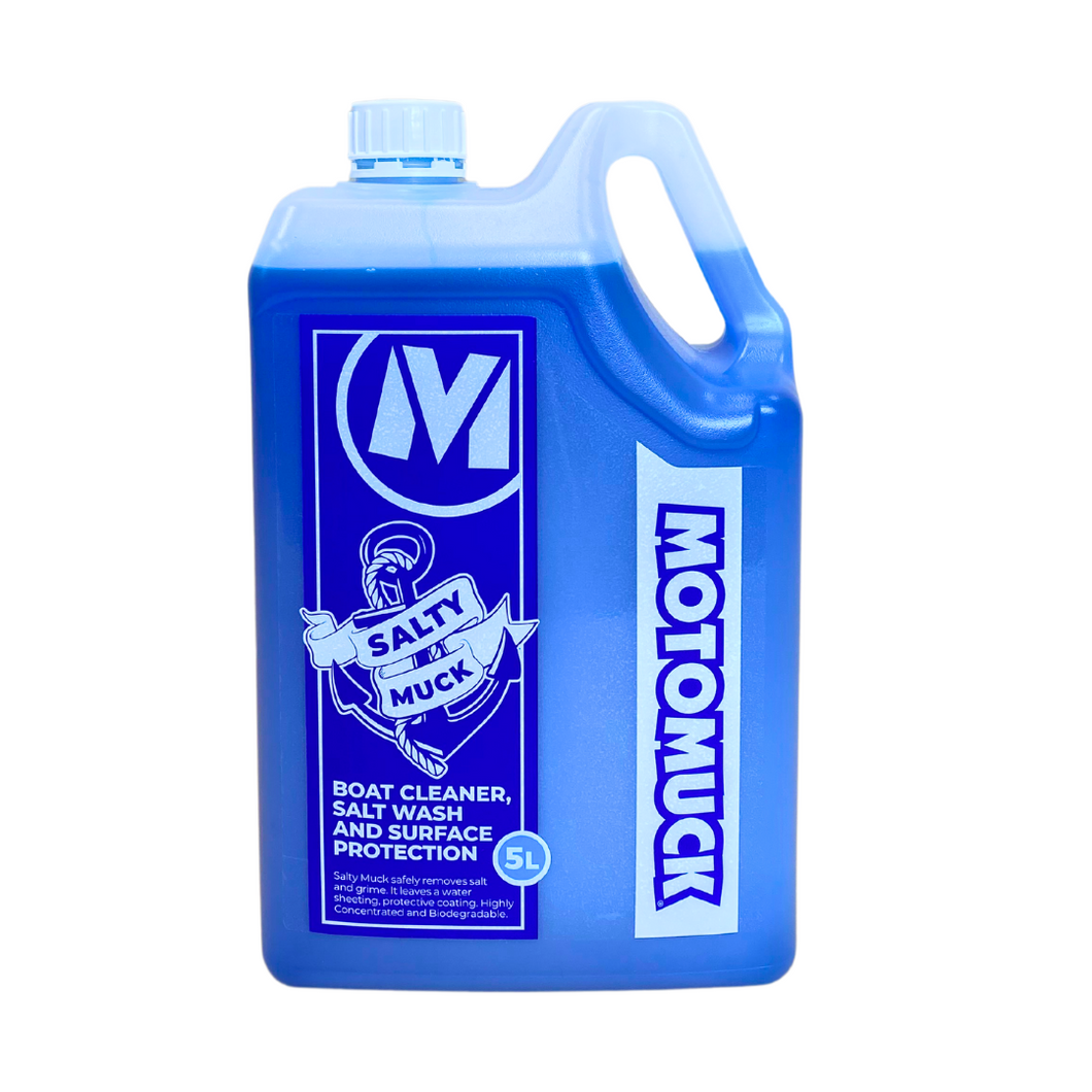 Boat Cleaner, Salt Wash and Surface Protection. SALTY MUCK 5L