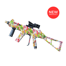 Load image into Gallery viewer, Pressure Washer Assault Rifle with Scope - Graffiti Style 5000Psi
