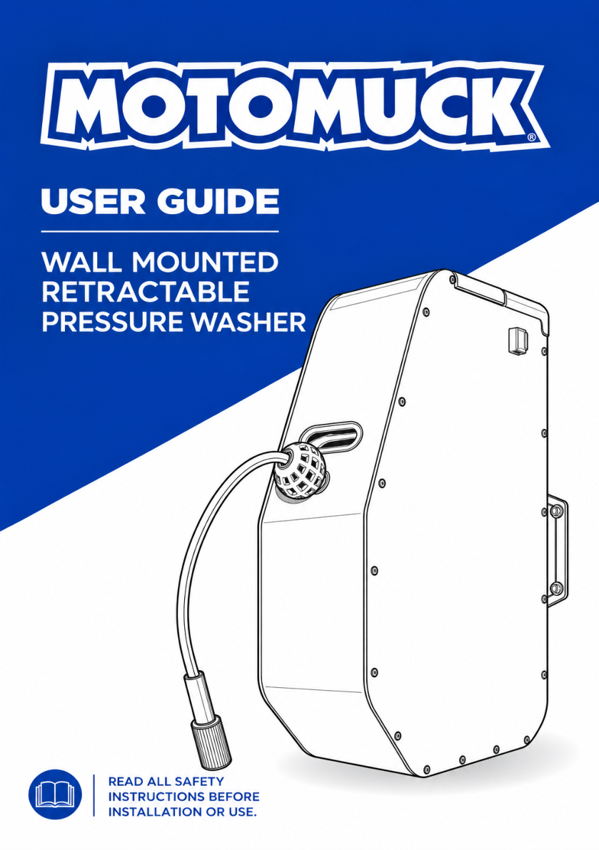 Motomuck pressure washer user guide, page 1 of 12