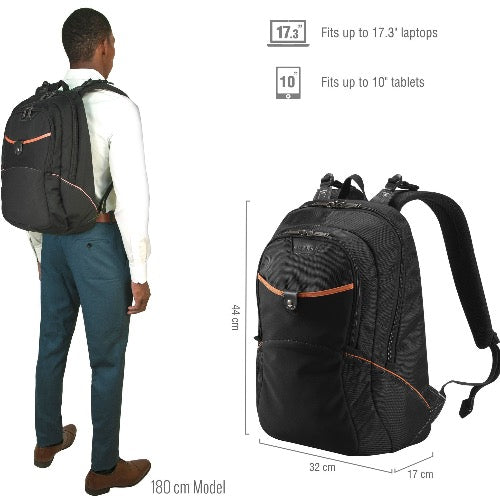 EVERKI Glide Laptop Backpack 17.3' Integrated Corner-Guard Protection, – Motomuck New Zealand EVERKI Glide Laptop Backpack 17.3' Integrated Corner-Guard Protection, – Motomuck New Zealand