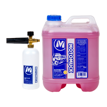 Load image into Gallery viewer, 20 Litre bottle of Automotive cleaner used for all vehicle cleaning with Snow Foam Gun for easy application
