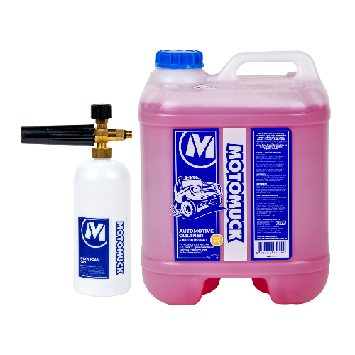 20 Litre bottle of Automotive cleaner used for all vehicle cleaning with Snow Foam Gun for easy application